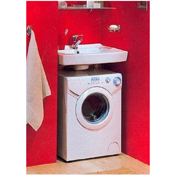 Раковина Santek Пилот 60х50 см над стиральной машиной (ПИЛОТ-50) 1.WH30.1.970 фото 3