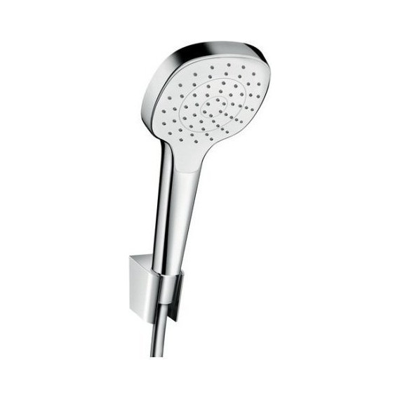 Душевой гарнитур Hansgrohe Croma Select E 26412400, белый/хром фото 