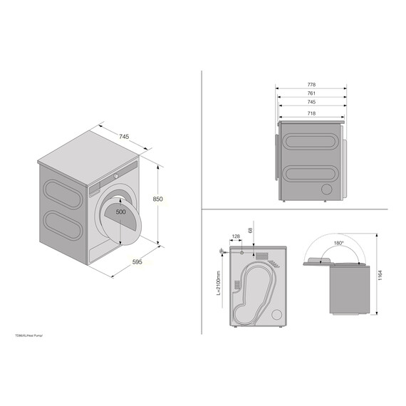 Сушильная машина Asko T710HUXLW.P фото 13