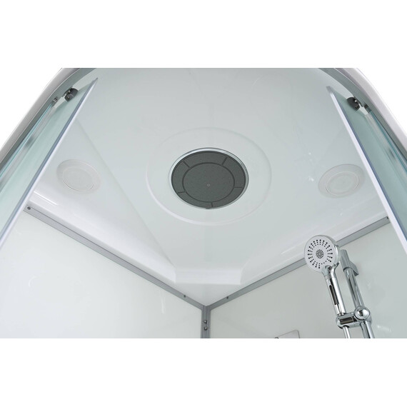 Душевая кабина Avacan 80x80 см D3080, хром/прозрачное (безсиликоновая сборка) фото 13