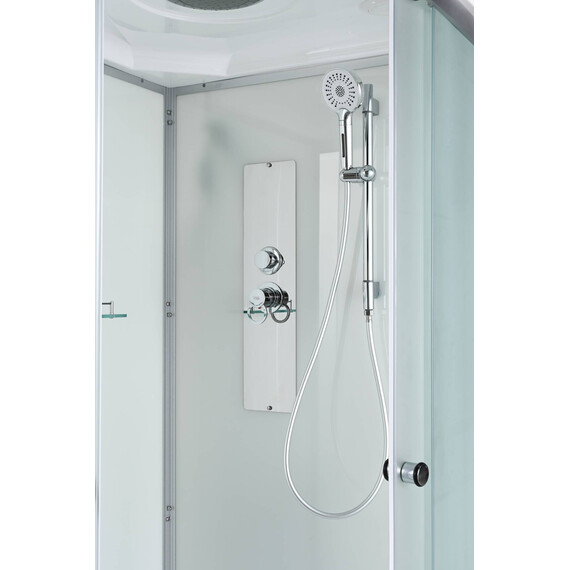 Душевая кабина Avacan 80x80 см D3080, хром/прозрачное (безсиликоновая сборка) фото 14