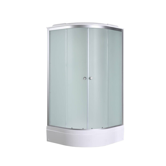 Душевая кабина Avacan 80x80 см D3080, хром/прозрачное (безсиликоновая сборка) фото 4