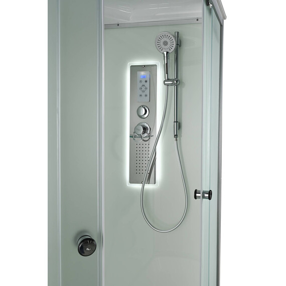 Гидробокс Avacan 120x80 см D3012LLED, хром/матовое (безсиликоновая сборка) фото 15