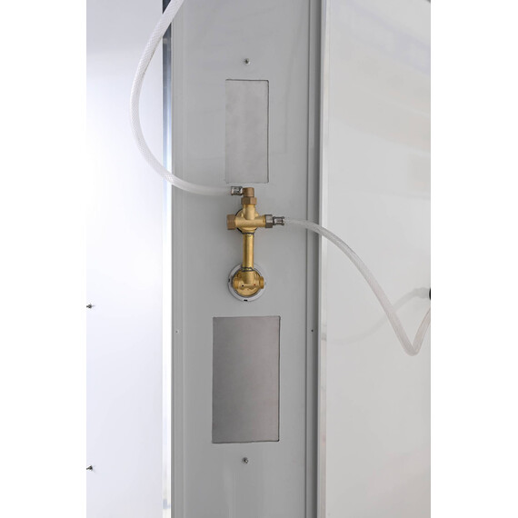 Душевая кабина Avacan 120x90 см EM2912LN, хром/прозрачное (безсиликоновая сборка) фото 12