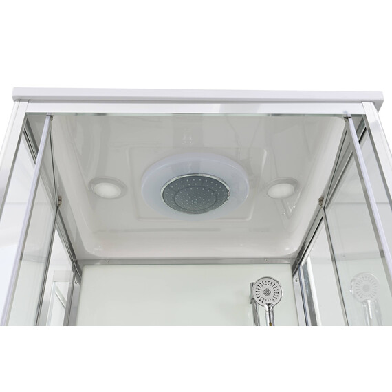 Душевая кабина Avacan 90x90 см V2090, хром/прозрачное (безсиликоновая сборка) фото 16