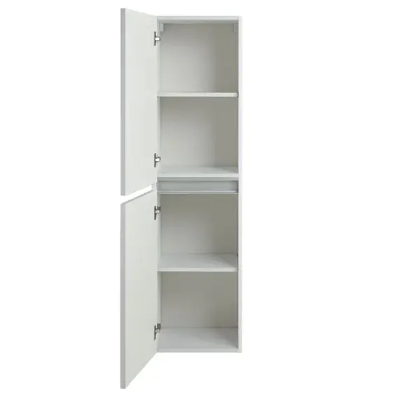 Пенал подвесной Art&Max Elegant 40 см AM-ELEGANT-1500-2А-SO-BL-LED-P, белый глянец фото 2