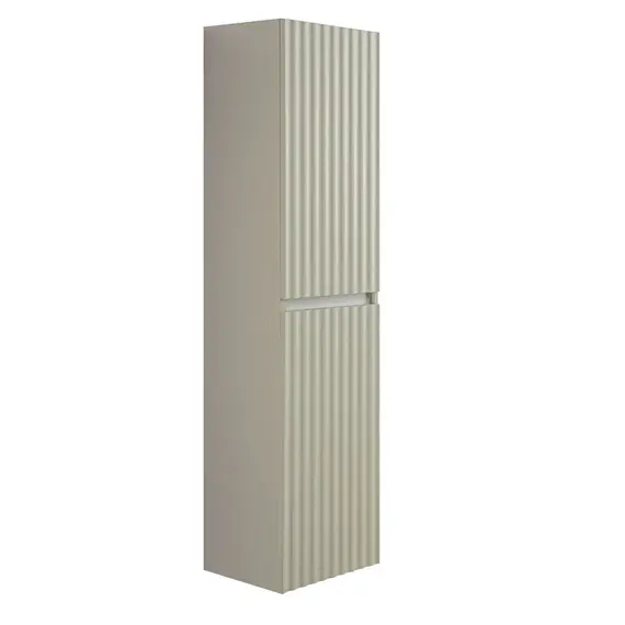 Пенал подвесной Art&Max Elegant 40 см AM-ELEGANT-1500-2А-SO-GCM-LED, светло-серый матовый фото 