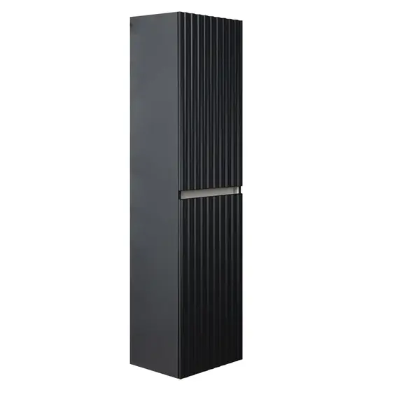 Пенал подвесной Art&Max Elegant 40 см AM-ELEGANT-1500-2А-SO-NM-LED, чёрный матовый фото 
