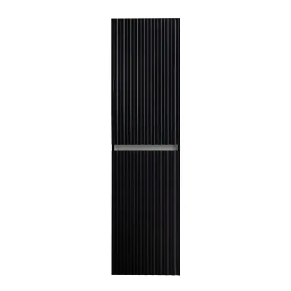 Пенал подвесной Art&Max Elegant 40 см AM-ELEGANT-1500-2А-SO-NM-LED, чёрный матовый фото 3