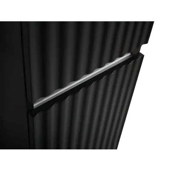 Пенал подвесной Art&Max Elegant 40 см AM-ELEGANT-1500-2А-SO-NM-LED, чёрный матовый фото 4