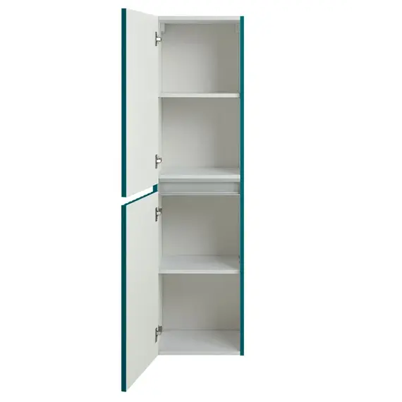 Пенал подвесной Art&Max Elegant 40 см AM-ELEGANT-1500-2А-SO-TM-LED, бирюзовый матовый фото 3