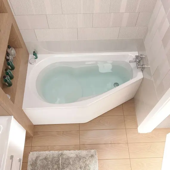 Ванна акриловая 1Marka Deep 150x80 см L фото 4