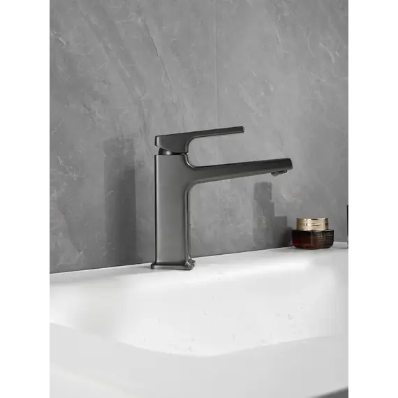Смеситель для раковины Haiba HB10831-3, оружейная сталь фото 3