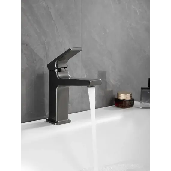 Смеситель для раковины Haiba HB10831-3, оружейная сталь фото 11