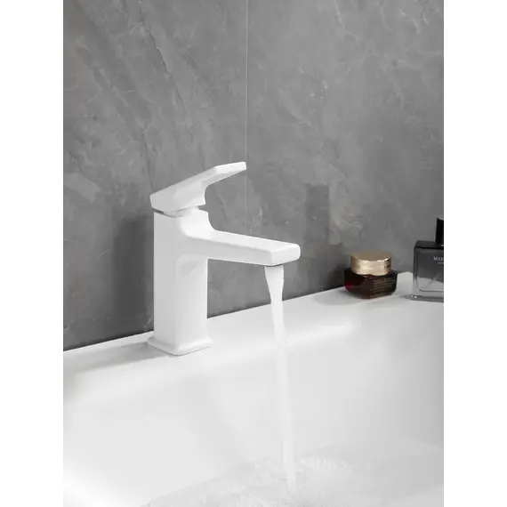 Смеситель для раковины Haiba HB10831-8, белый фото 14