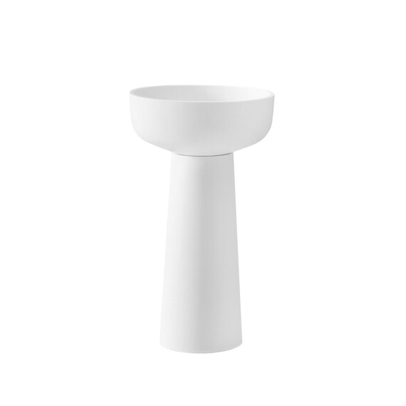 Раковина напольная Solid Surface Vincea 48 см VBS-4SP02MW, белый матовый фото 5