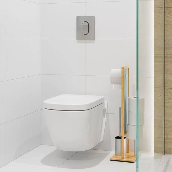 Унитаз подвесной безободковый Grohe Euro Ceramic 39703000 с крышкой микролифт фото 5