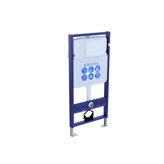 Инсталляция с подвесным унитазом комплект Set AQUATEK БЕТТА унитаз Aquatek БЕТТА AQ1253W-00 + тонкое сиденье soft-close + инсталляция AQUATEK Standard INS-0000012 фото 3