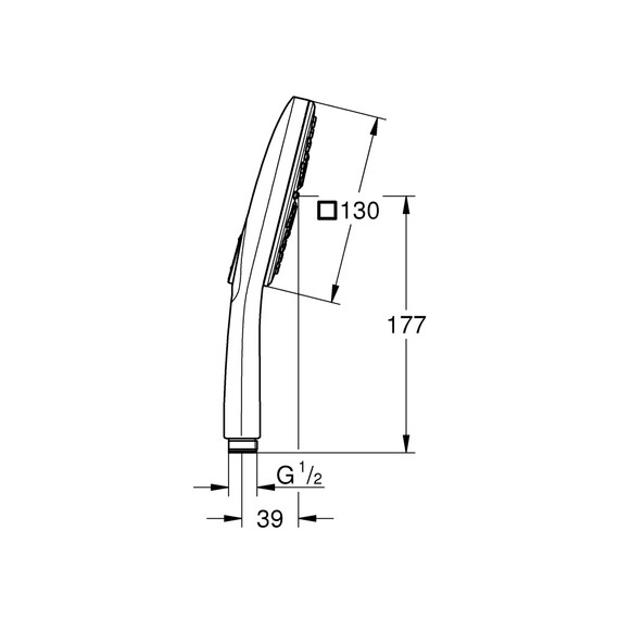 Ручной душ Grohe Rainshower 26582000 фото 9