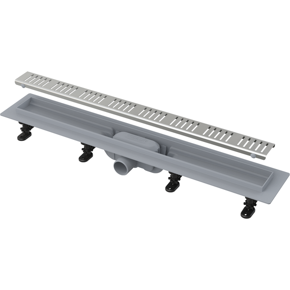 Трап Alcadrain APZ10-850M Simple (AG100401850), Цвет производителя: нержавеющая сталь/мат, Размер трапа: 850 фото 