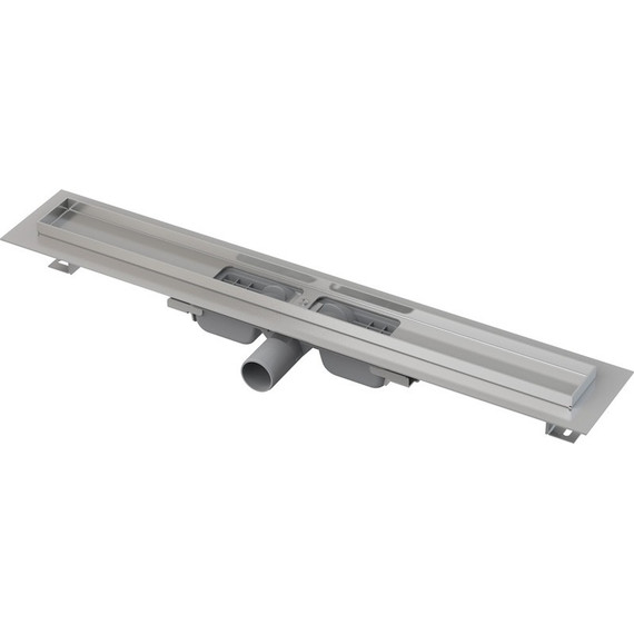 Трап AlcaPlast APZ101-1050 Low, Цвет производителя: нержавеющая сталь/глянец, нержавеющая сталь/мат, Размер трапа: 1050 фото 