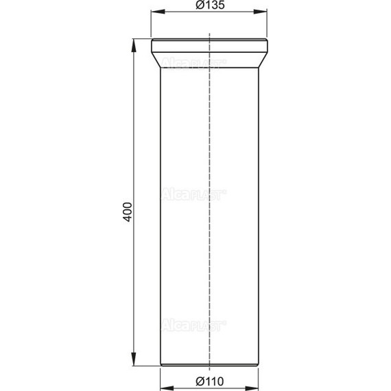 Патрубок для унитаза AlcaPlast A91-400 фото 2