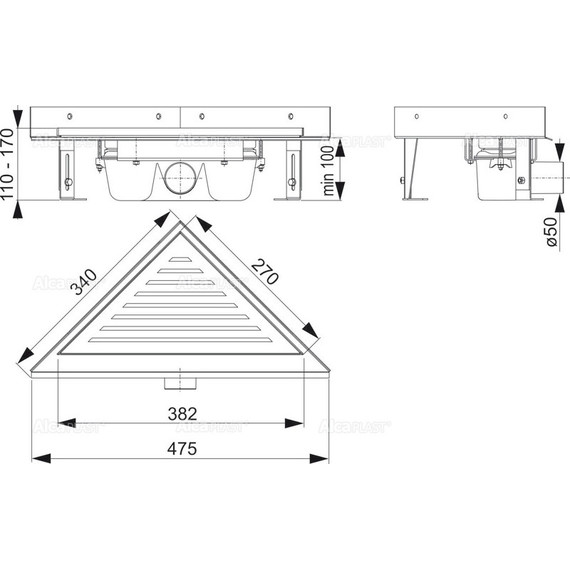 Трап AlcaPlast ARZ1 фото 2