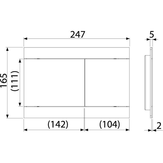Кнопка смыва Alcaplast FUN-ANTIC фото 2