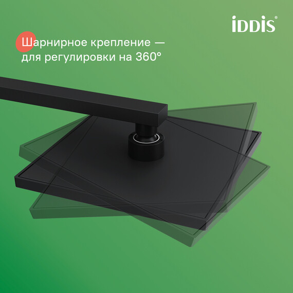 Душевая стойка Iddis Bild BILBL1Fi06, чёрный матовый фото 12