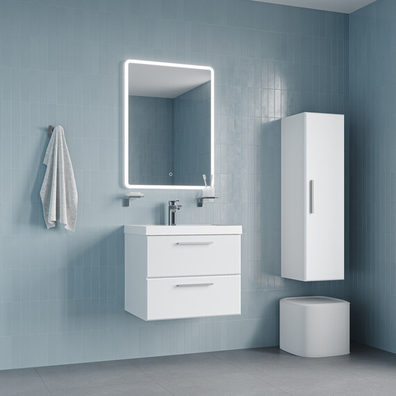 Тумба подвесная с раковиной Iddis Слайд Икс (Slide X) 60 см SLX60W0i95K фото 4