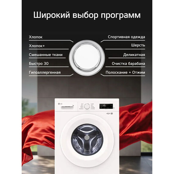 Стиральная машина LG F2Y1HS3W фото 2