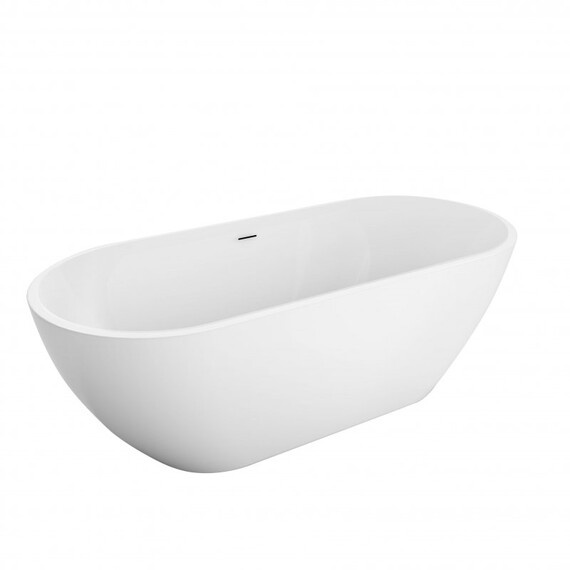 Ванна отдельностоящая BelBagno UNO 165x75 см BB701-1650-750-K фото 6