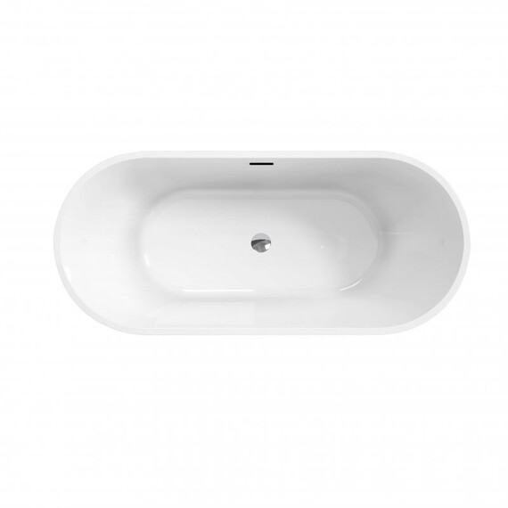 Ванна отдельностоящая BelBagno UNO 165x75 см BB701-1650-750-K фото 7