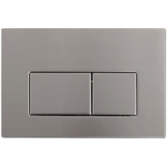 Кнопка смыва Cezares Slider 2 CZR-510QV-GM (кнопка металлическая) цвет оружейная сталь фото 