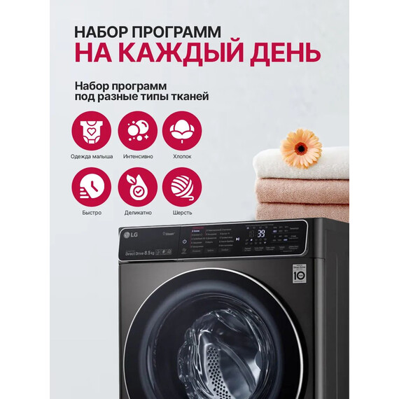 Стиральная машина LG F2T9GW9P фото 5