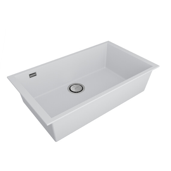 Кухонная мойка Paulmark Neo classic 76 PM967644-WH, белый матовый фото 3