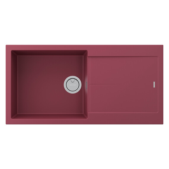 Кухонная мойка Paulmark Extensio 99 PM989950-ME, красный фото 2