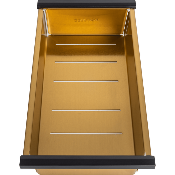 Кухонная мойка Paulmark Next-multi sink 58 Uni 1,2 мм PM785845-BG, золото брашированное фото 8