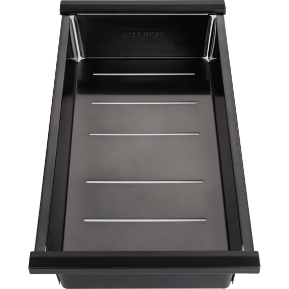 Кухонная мойка Paulmark Next-multi sink 74 Uni 1,2 мм PM787445-GM, вороненая сталь фото 8