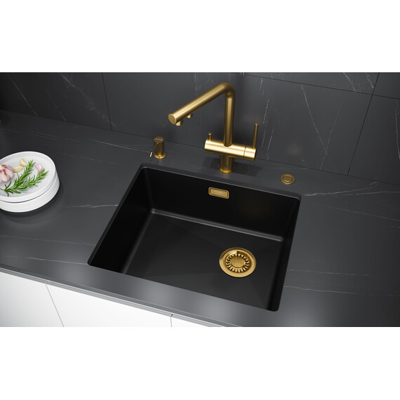 Смеситель для кухни Paulmark Serpentine Se213222-BG, брашированное золото фото 3
