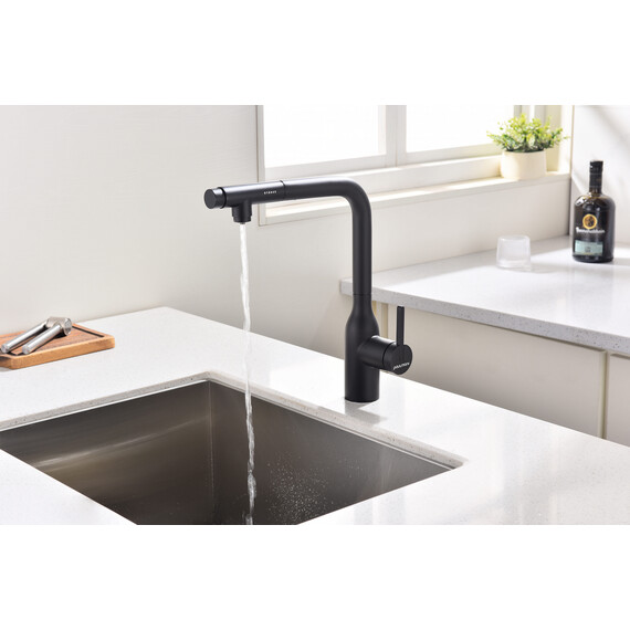 Смеситель для кухни Paulmark Viper Vi213105-AN, антрацит фото 5