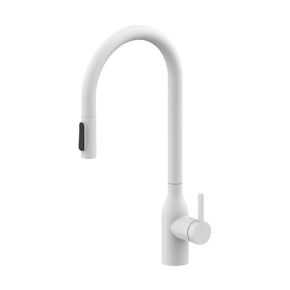 Смеситель для кухни Paulmark Universal Un213880-WH, белый матовый фото 