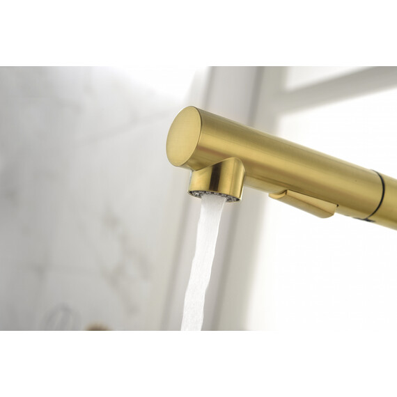 Смеситель для кухни Paulmark Neo Ne214419-BG, брашированное золото фото 12