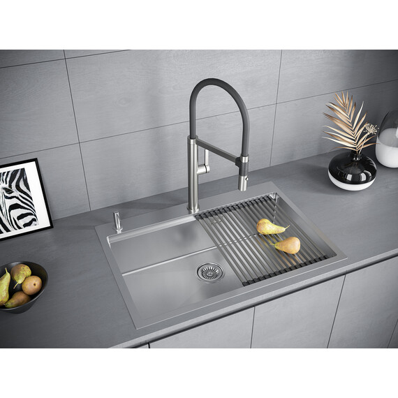 Смеситель для кухни Paulmark Leader Le214101-BS, брашированная сталь фото 15