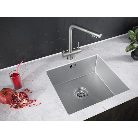 Смеситель для кухни Paulmark Skalen Sk213020-BS, брашированная сталь фото 8