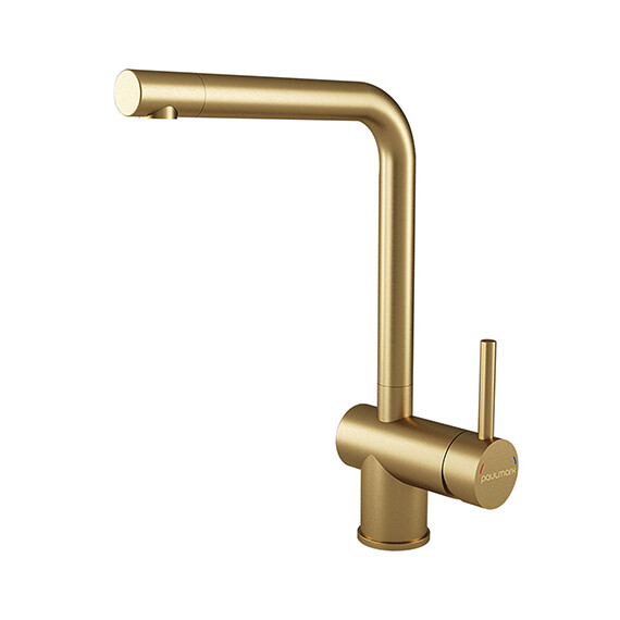 Смеситель для кухни Paulmark Spring Sp212067-BG, брашированное золото фото 