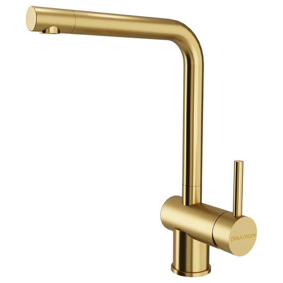 Смеситель для кухни Paulmark Spring Sp212067-LG, светлое золото фото 2
