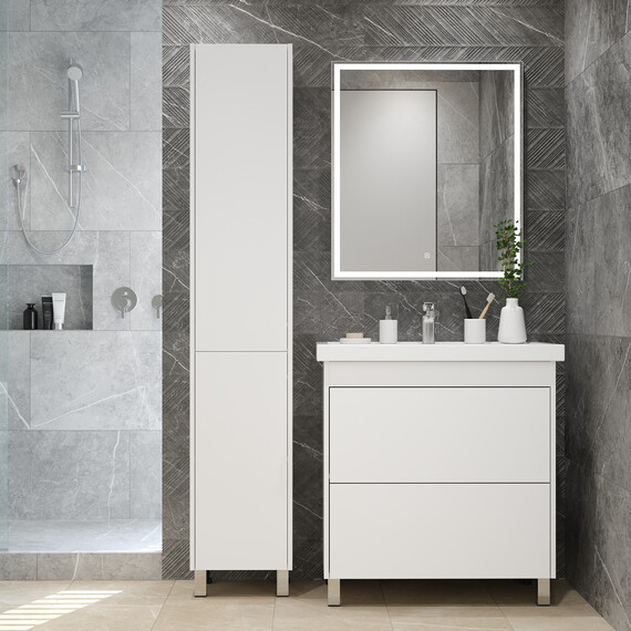 Тумба напольная с раковиной Briz Риччи 70 см 360 03-08070-06 00 БЕЛ (раковина Фостер 70) фото 5