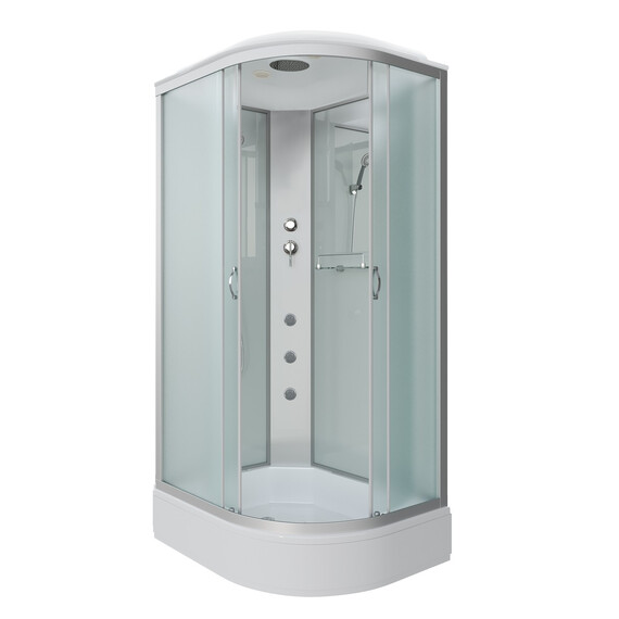 Душевая кабина Niagara Classic 110x90 см 331944LG, хром/матовое (безсиликоновая сборка) фото 2