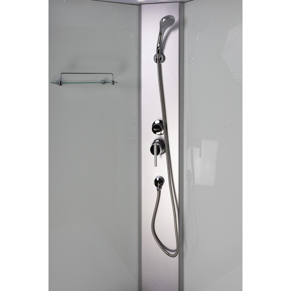 Душевая кабина Niagara Eco 100x100 см E100/13/MT, хром/матовое (безсиликоновая сборка) фото 4